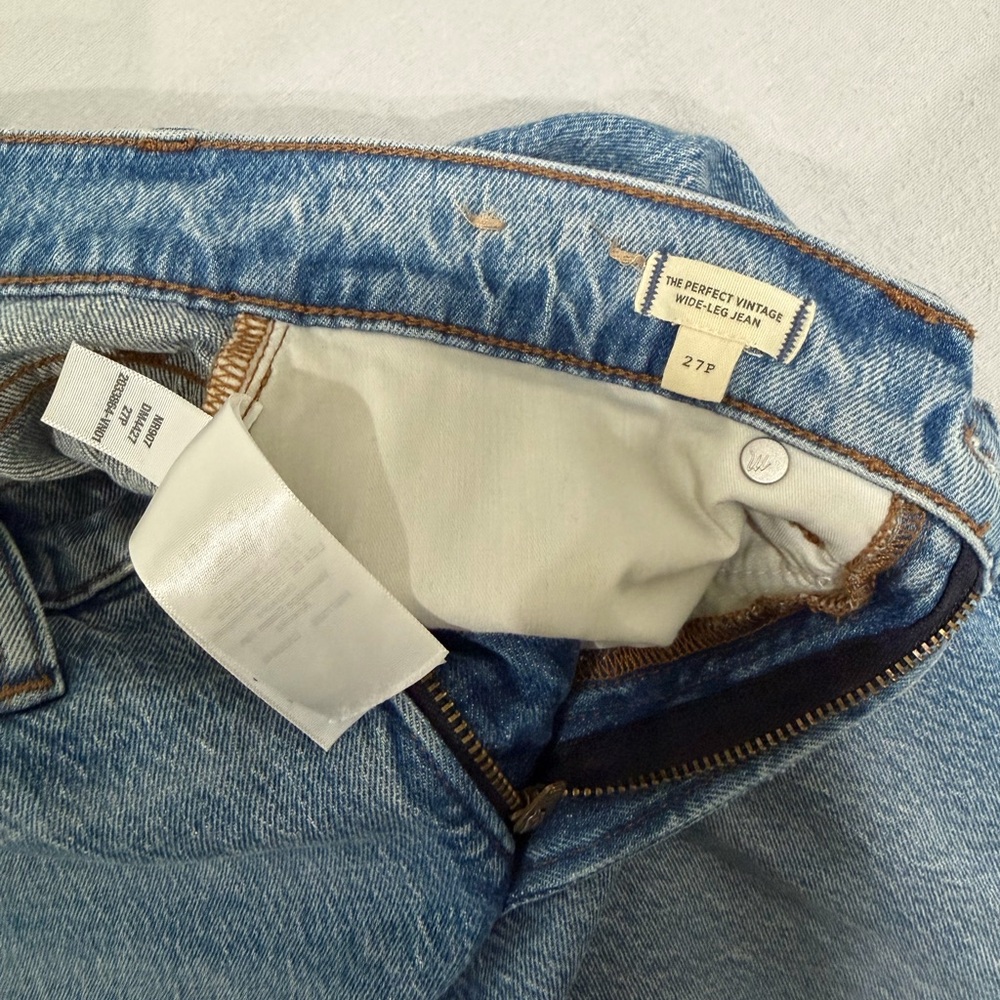 Madewell perfect vintage wide leg jean - Picture 2 of 4
